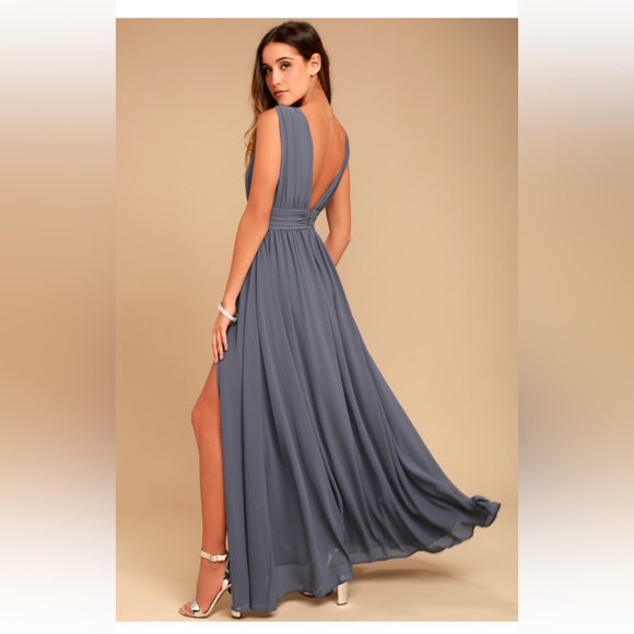 heavenly hues denim blue maxi dress Lulus | Dresses | Lulus Heavenly Hues Denim Blue Maxi Dress